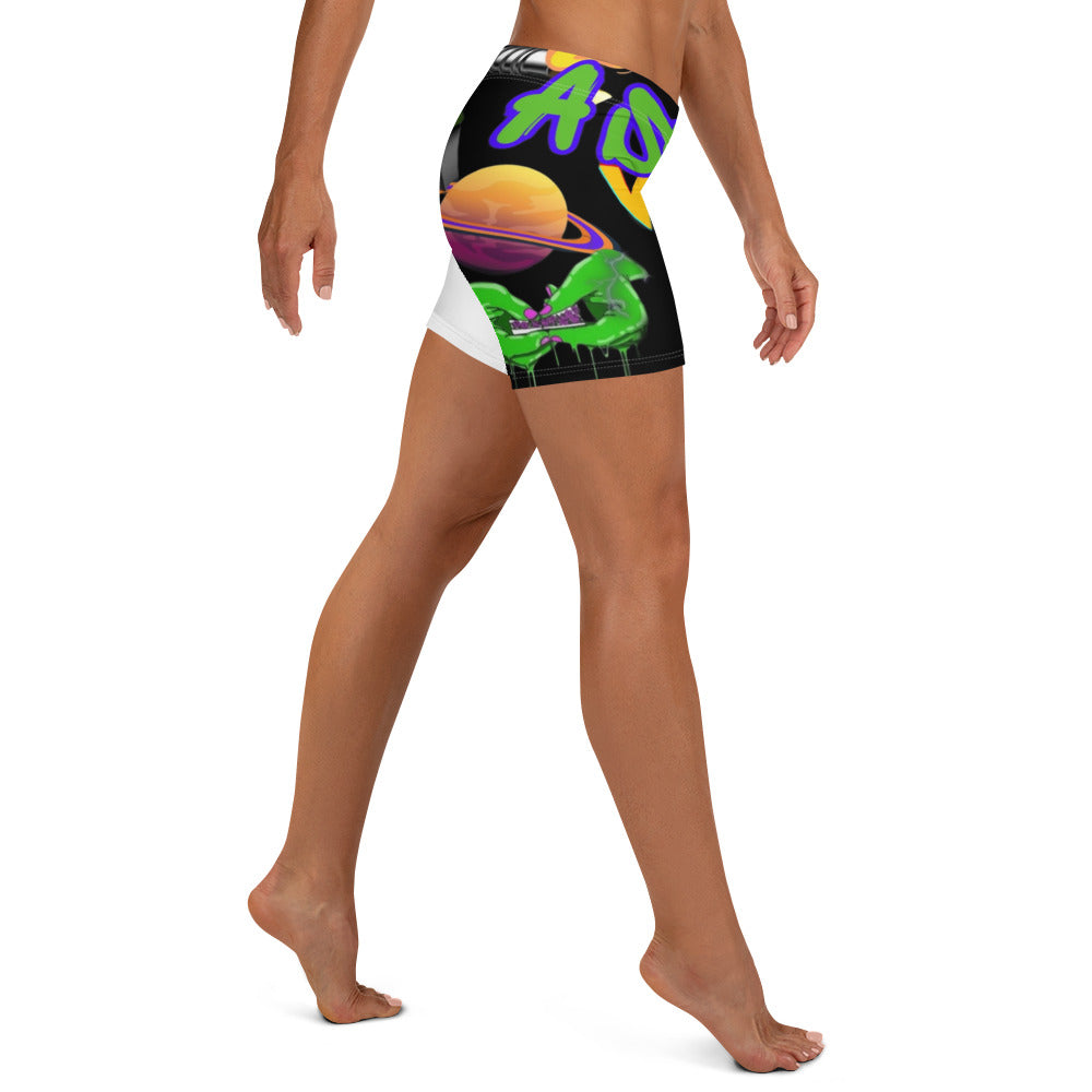 Gasrow 3D logo fitness Shorts